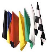 Any driver who does not obey the flag rules will be subject to disqualification.
